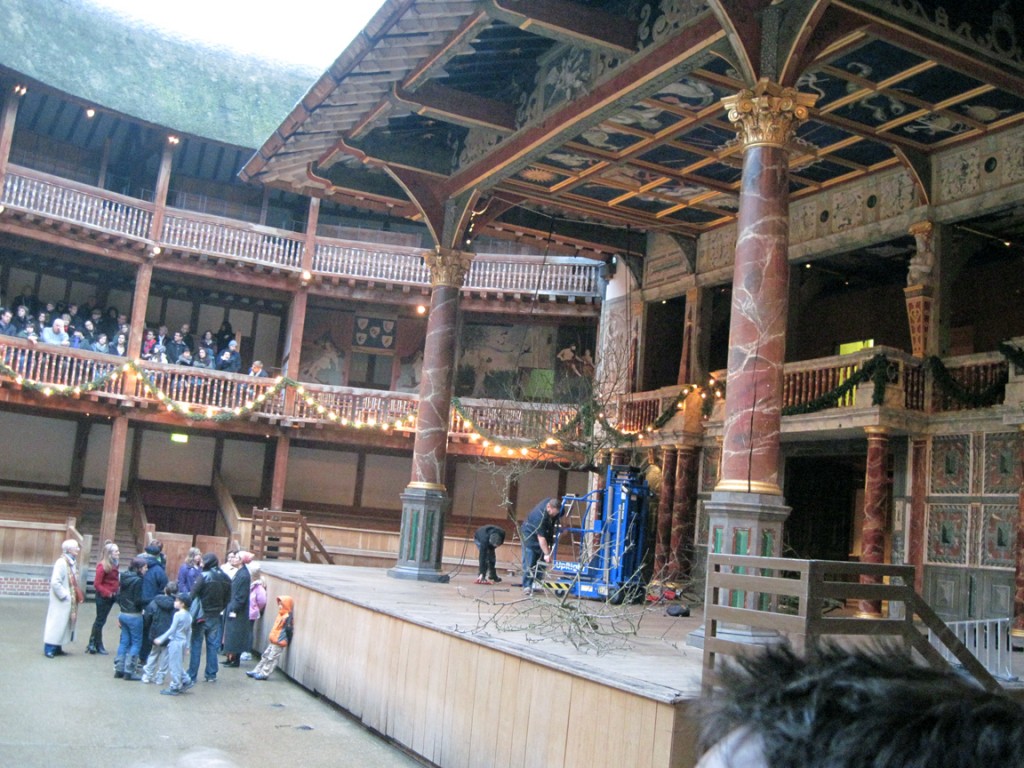 I shot this while touring the new Globe in December 2010.