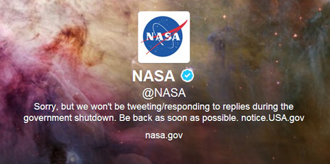 NASA sorry