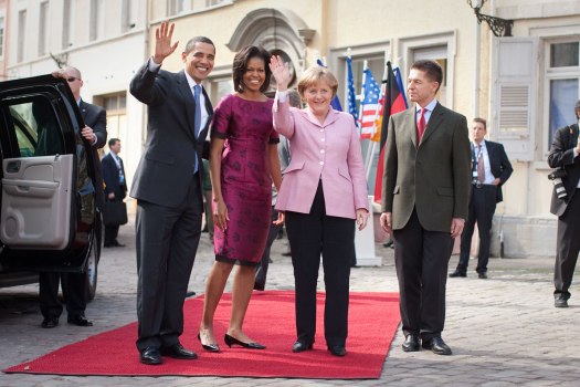 In happier times, before things got awkward.