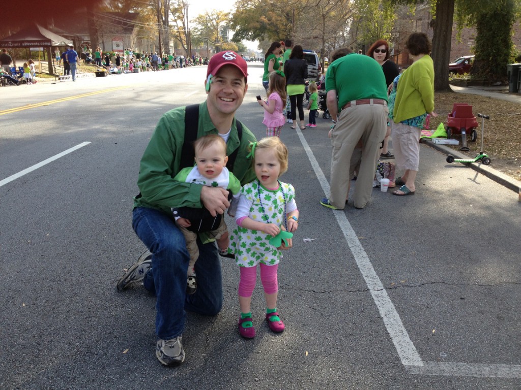 Stephen Finger with his children.