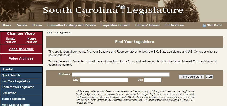 your legislator