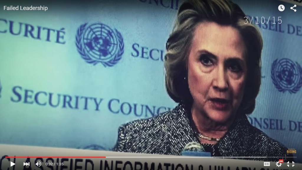 Hillary screengrab