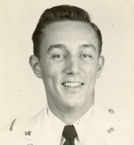 My Uncle Braxton in formal uniform, about the time of the Korean War, in which he was a tank platoon commander.