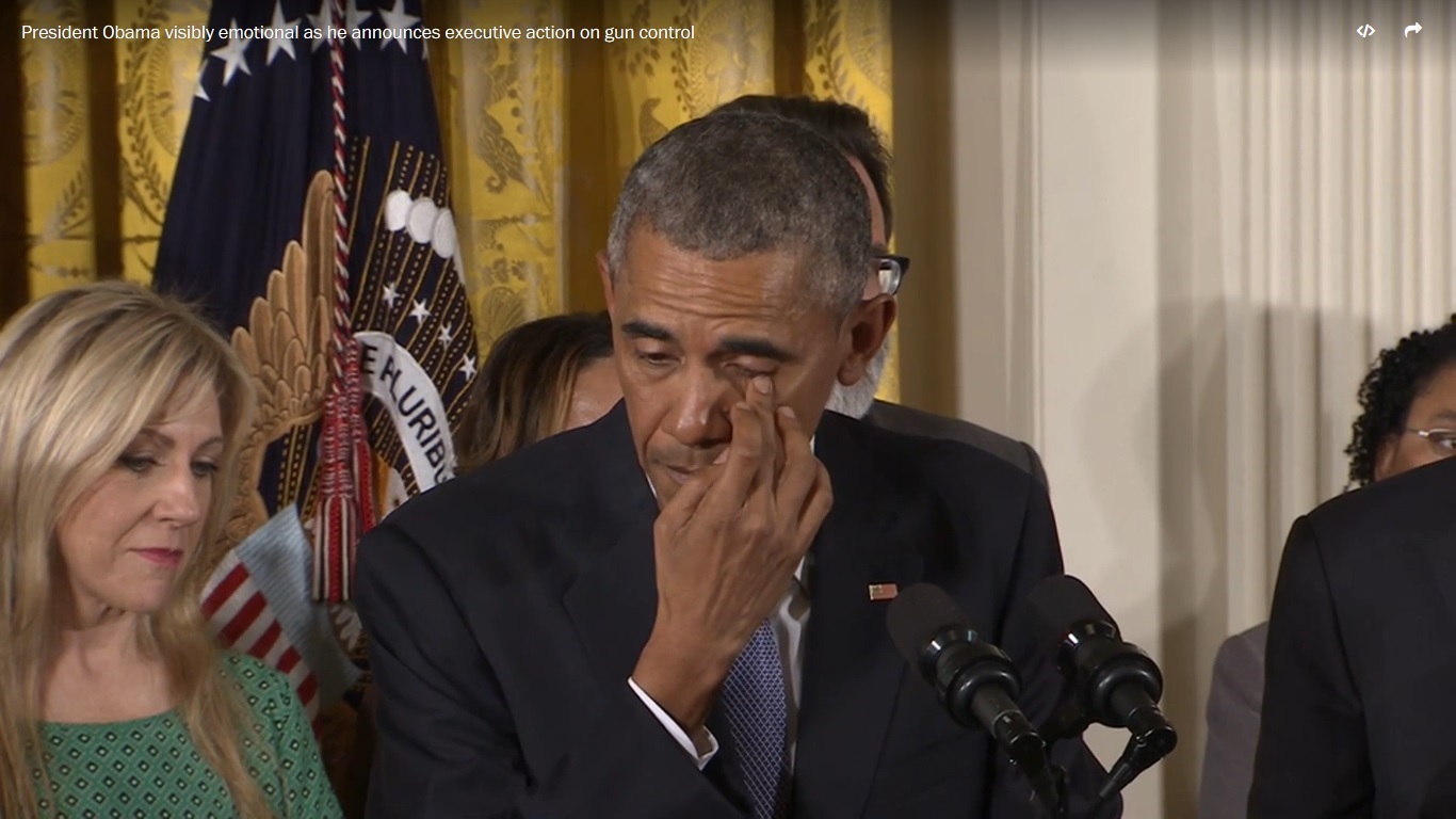 Obama wept