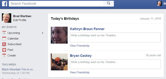 birthdays