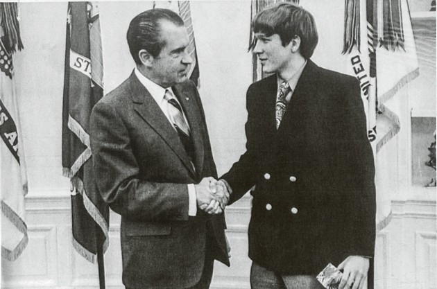 The young Kasich meets Richard Nixon...