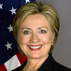 Her official SecState portrait.