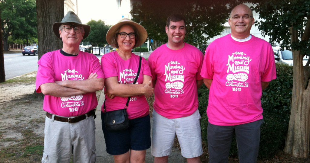 The champion bradwarthen.com team of 2013 -- moi, Kathryn Fenner, Bryan Caskey and Doug Ross.