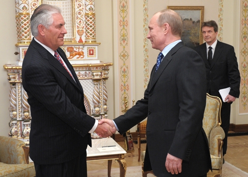 Tillerson and Putin