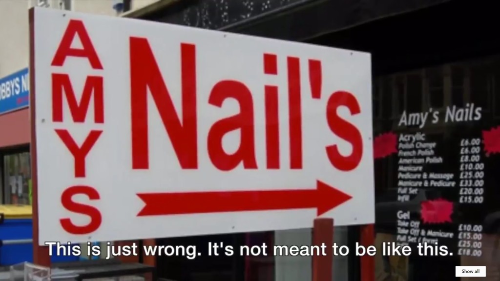 Don't you love this -- a huge apostrophe where there shouldn't be one, and NO apostrophe where there SHOULD be...
