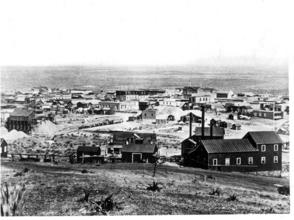 This photo of Tombstone in about 1881 was taken by C. S. Fly. The famous gunfight occurred next to his studio, rather than at the O.K. Corral.