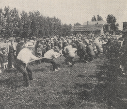 Some folks having an actual field day about a century ago.