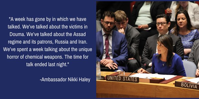 An image from Nikki Haley's Twitter feed...