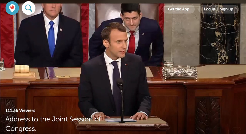 Macron speech