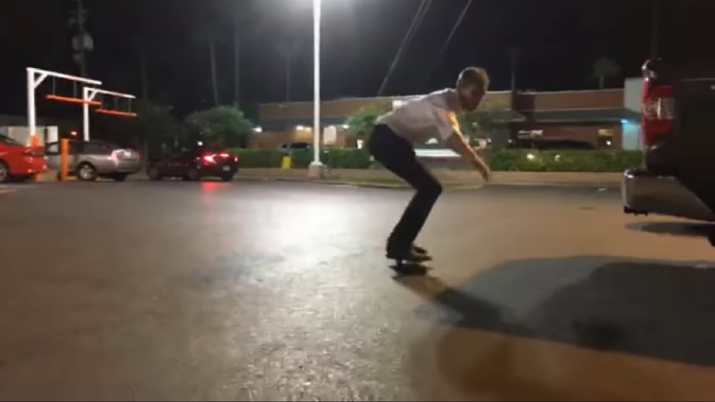 The skateboarding man-child.