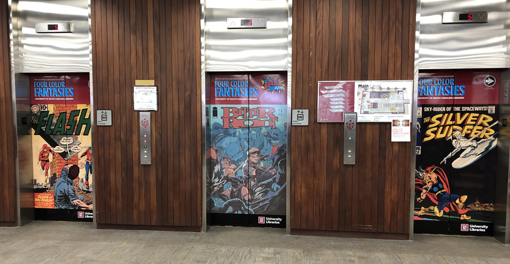If you haven't checked out Gary Lee Watson's tremendous comics collection at USC's Thomas Cooper Library, the exhibit ends Friday.