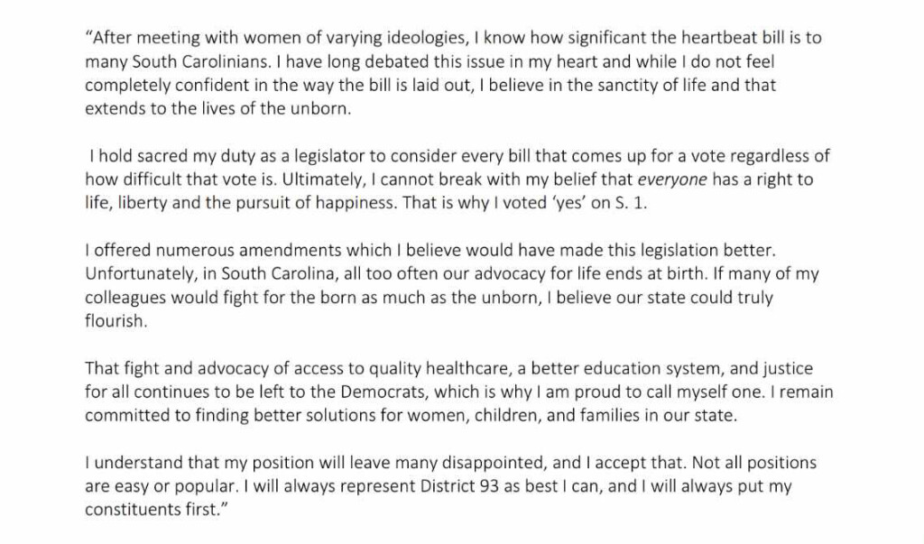 Russell Ott statement