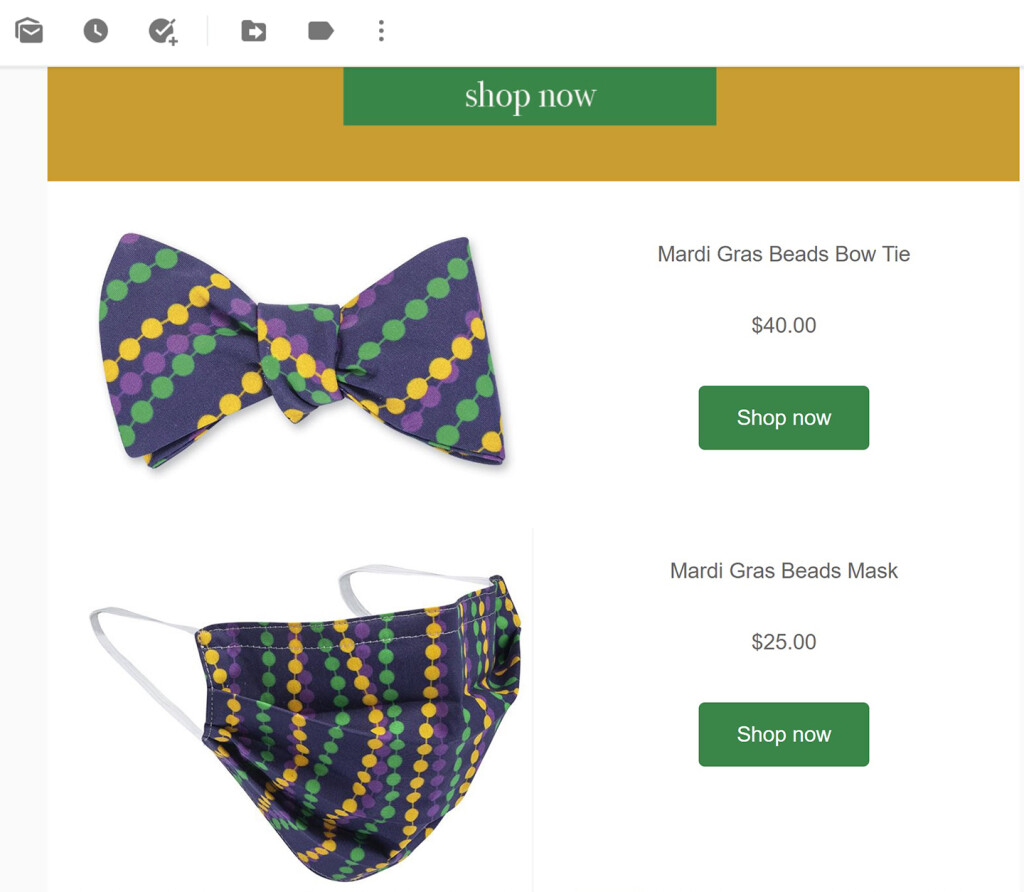 bow tie and mask