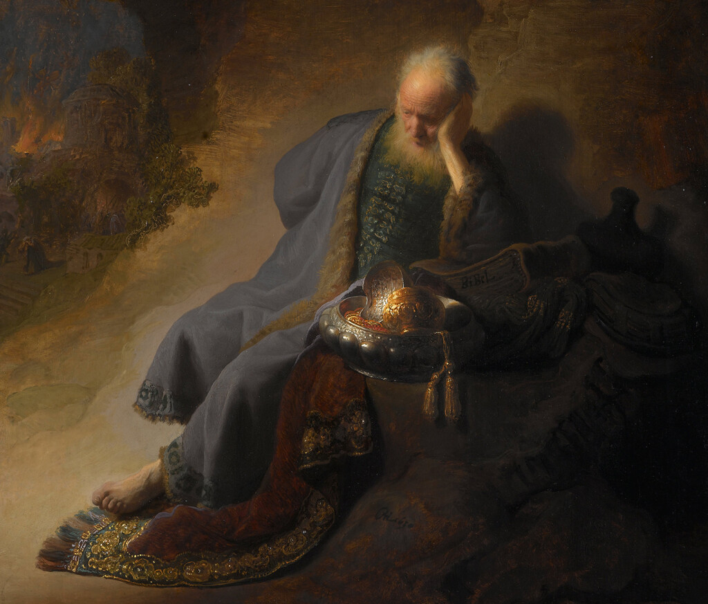 Jeremiah, as Rembrandt saw him...