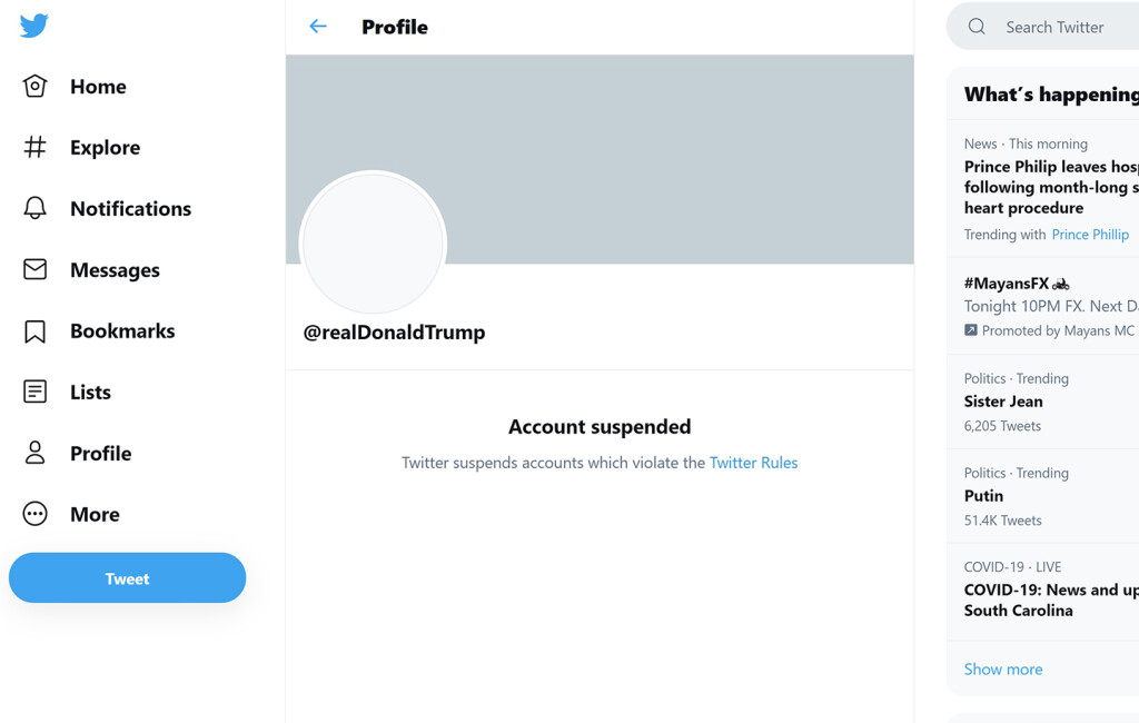 Of course that should say "accounts THAT violate," not "accounts which violate." But whatever...