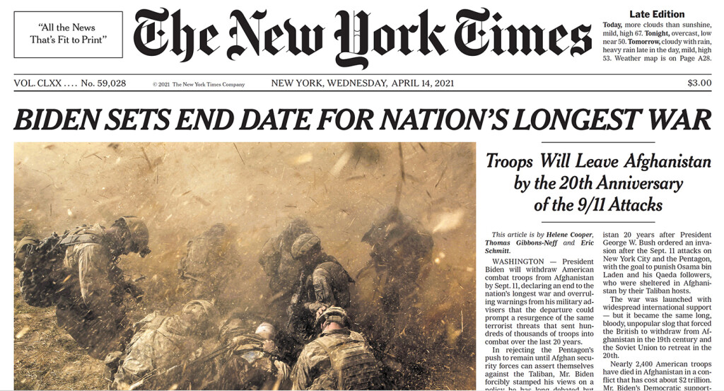 NYT front