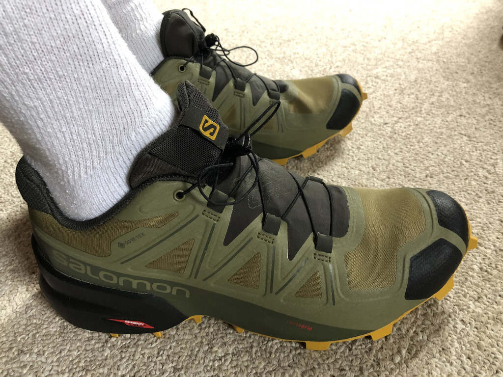My new shoes. I need to break them in, but they're feeling pretty good...